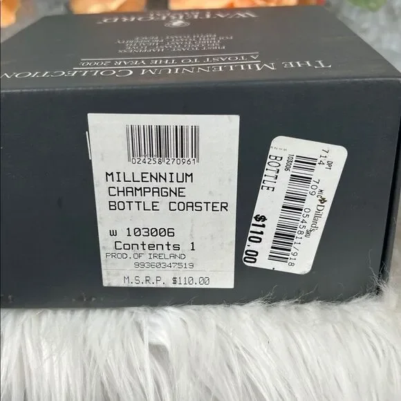 Waterford Millennium Collection Champagne Bottle Coaster NIB - Picture 5 of 5